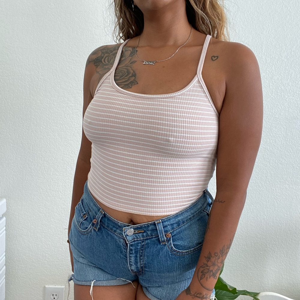 Ribbed crop top